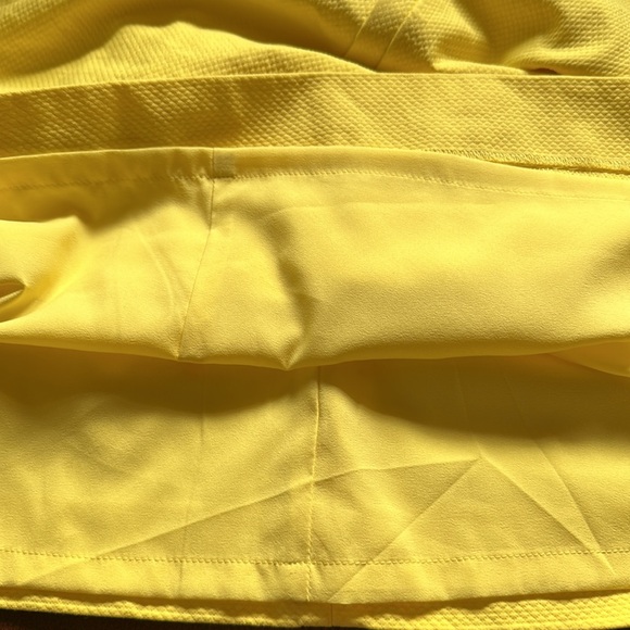 🔥🔥🔥Talbots Petite Yellow Bow Tie Detail Petite Dress 14P - Picture 8 of 9